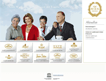 Tablet Screenshot of cafe-wien.at